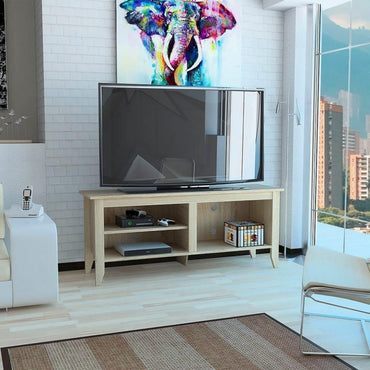 Rack TV Essential Color Rovere Para Sala De Estar