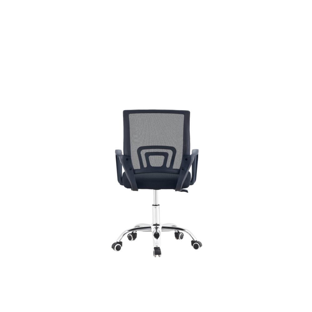 Silla Oficina X-60A, Wengue, con Cómodo Espaldar y Rodachines
