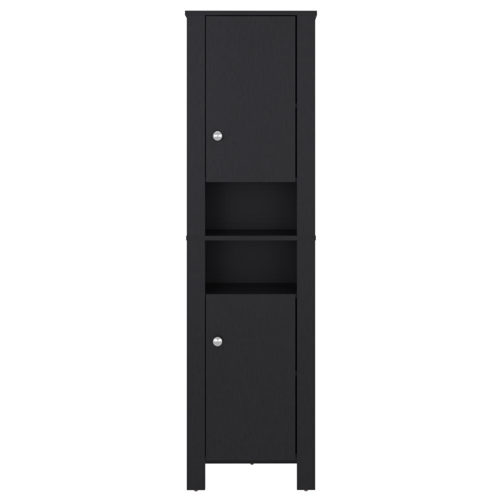 Mueble Auxiliar para Baño Vanes, Wengue, con espacio para objetos decorativos