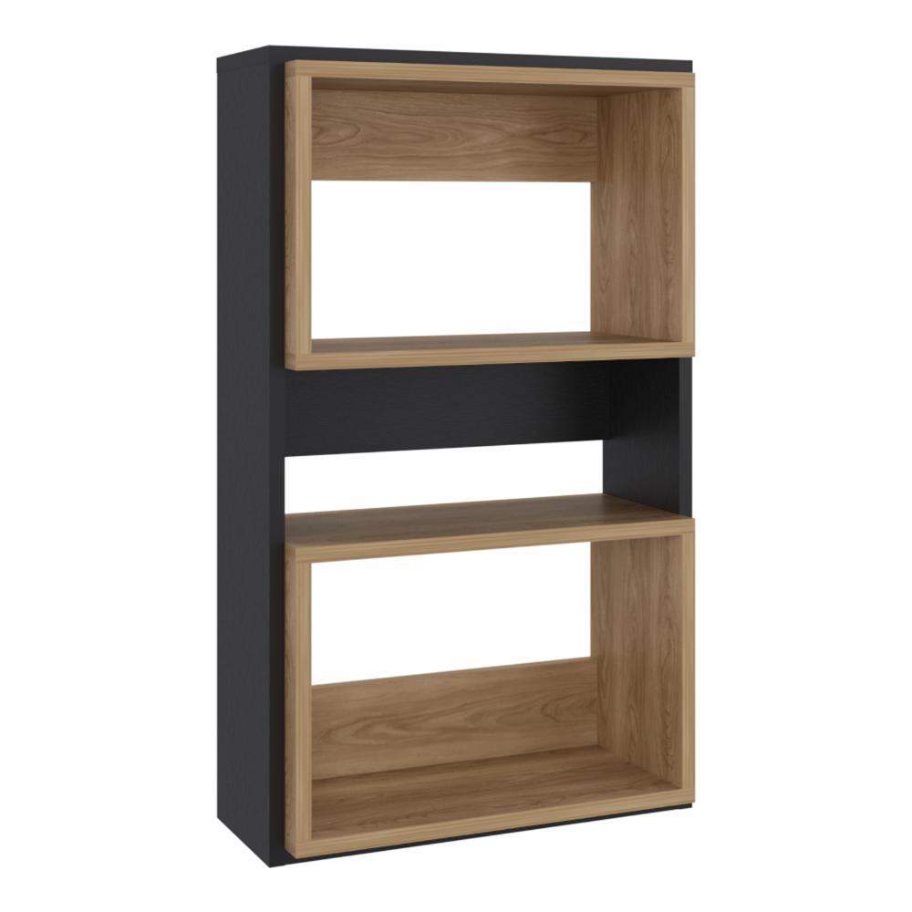Mueble Auxiliar Muro Baño Eco, Wengue y Fresno Europeo, con superficies para ubicar objetos