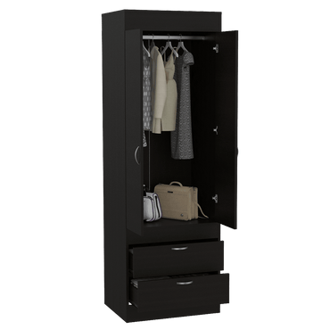 Closet Agata color Wengue para Habitación.