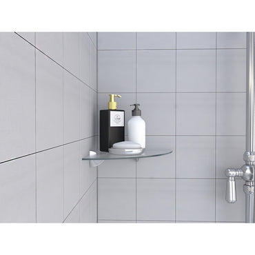 Repisa Esquinera, con amplio espacio para colocar todo tipo de objetos