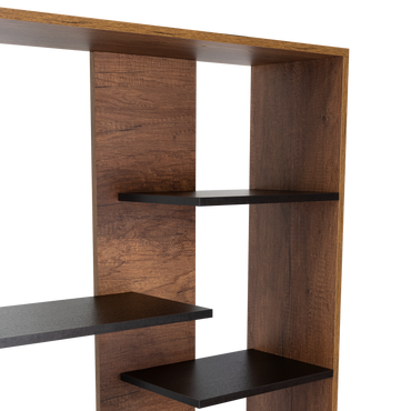 Biblioteca, FM Furniture 003C, Cafe Oscuro Y Negro