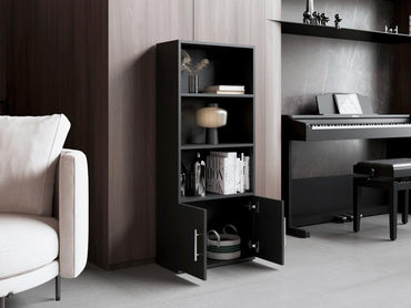 Biblioteca Eco Joy, Wengue, con dos puertas abatibles