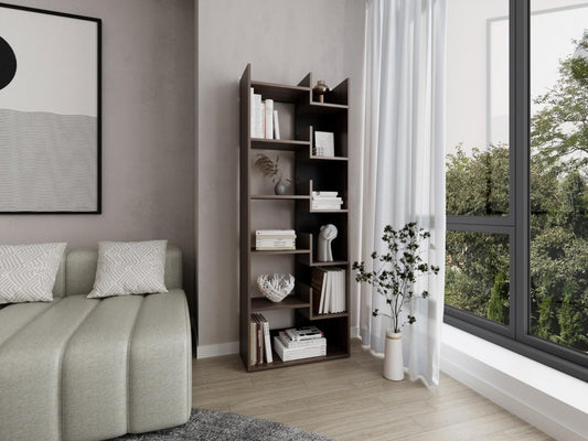 Biblioteca Clover, Milan y Wengue, con espacios para guardar y poner objetos