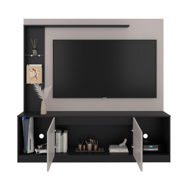 Mesa Para Tv Cuera, Capri y Wengue, Para Televisor Hasta 65" Pulgadas