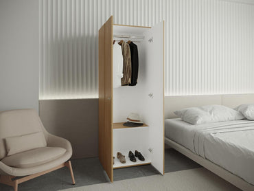 Closet Colgador Dos Puertas Tuhome, Fresno