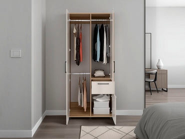 Closet Tres Puertas Un Cajon Vance, Fresno Y Capri