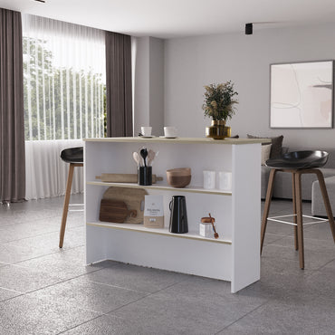 Isla Cocina Fm-003B, Blanco