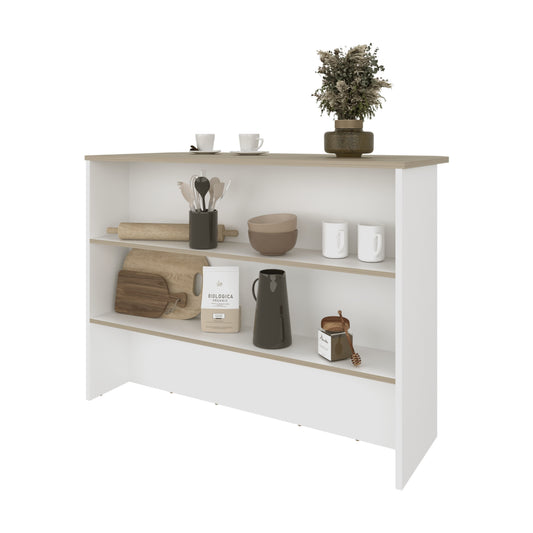 Isla Cocina Fm-003B, Blanco