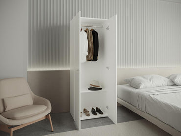 Closet Colgador Dos Puertas Tuhome, Blanco