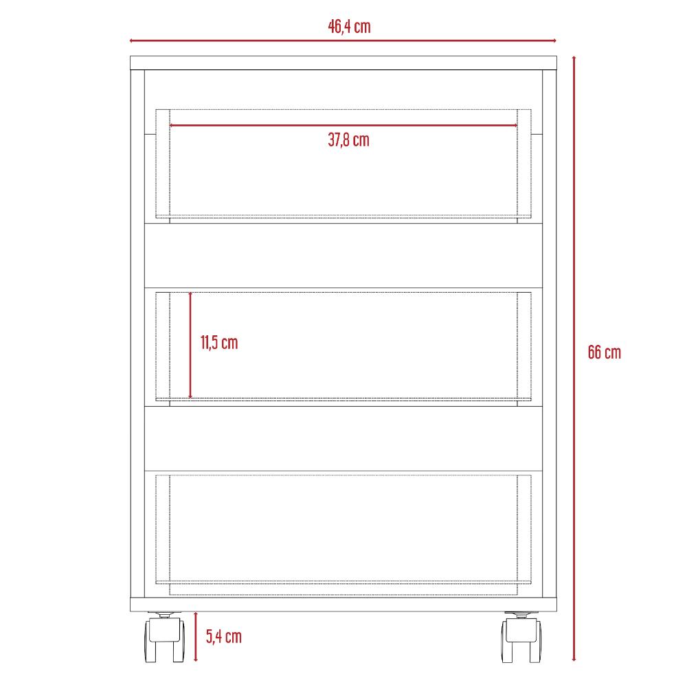 Archivador, FM Furniture 007C, Cafe Claro