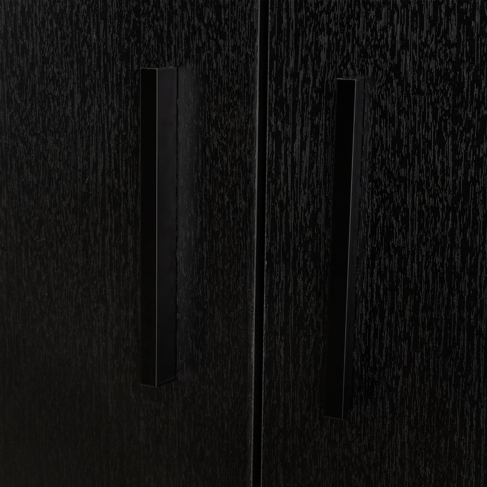 Closet Comoda Praga Tres Puertas Un Cajon, Wengue, con diseño moderno incluye Espejo