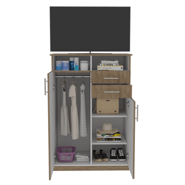 Closet Donat color Miel y Blanco para Habitación.