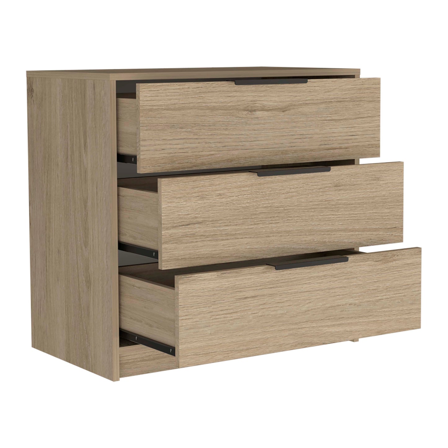 Comoda Tres Cajones, FM Furniture 001C, Cafe Claro