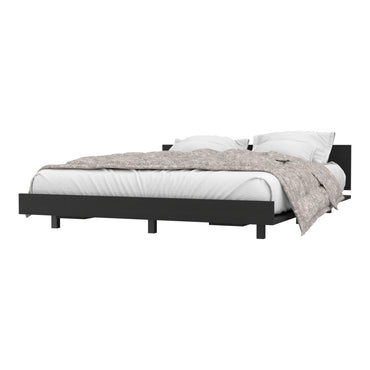 Base De Cama Dos Plazas, FM Furniture 001N, Negro