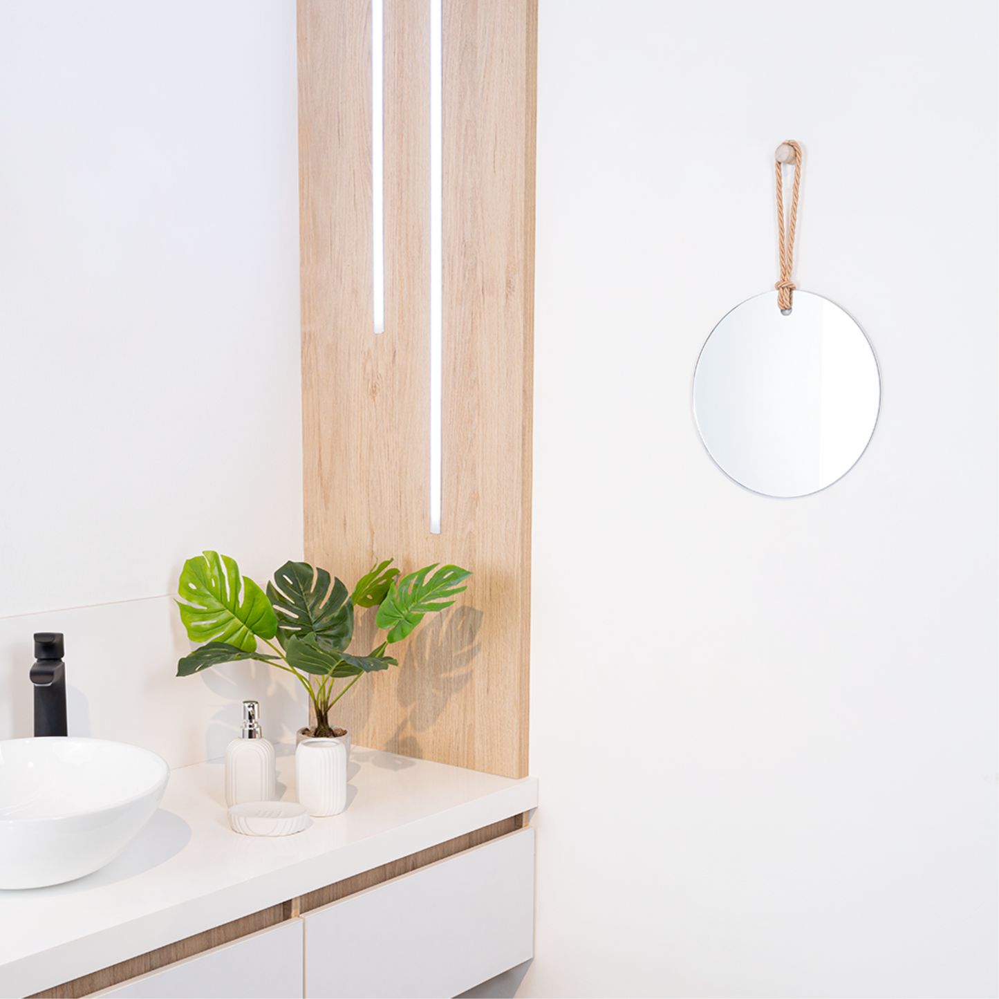 Espejo Andy, con Forma Rectangular, Con Lazo Decorativo
