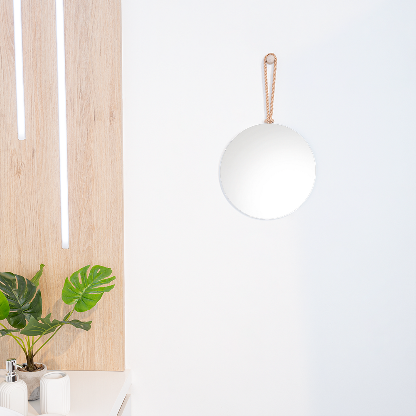 Espejo Andy, con Forma Rectangular, Con Lazo Decorativo
