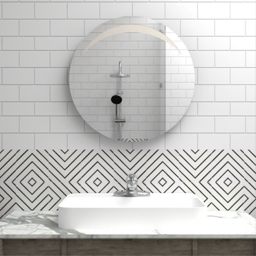 Espejo Bombay, con Forma Ovalado