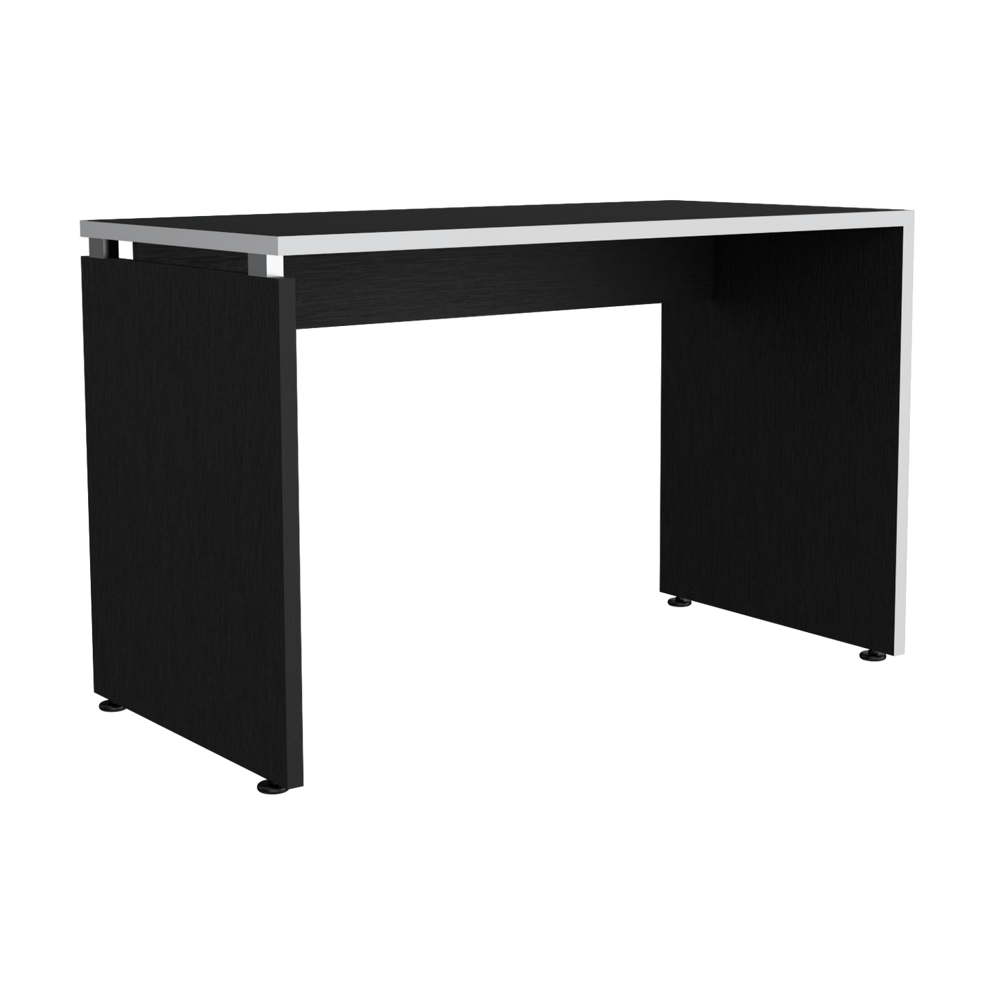 Escritorio Rookie, Blanco y Wengue, amplio espacio de trabajo