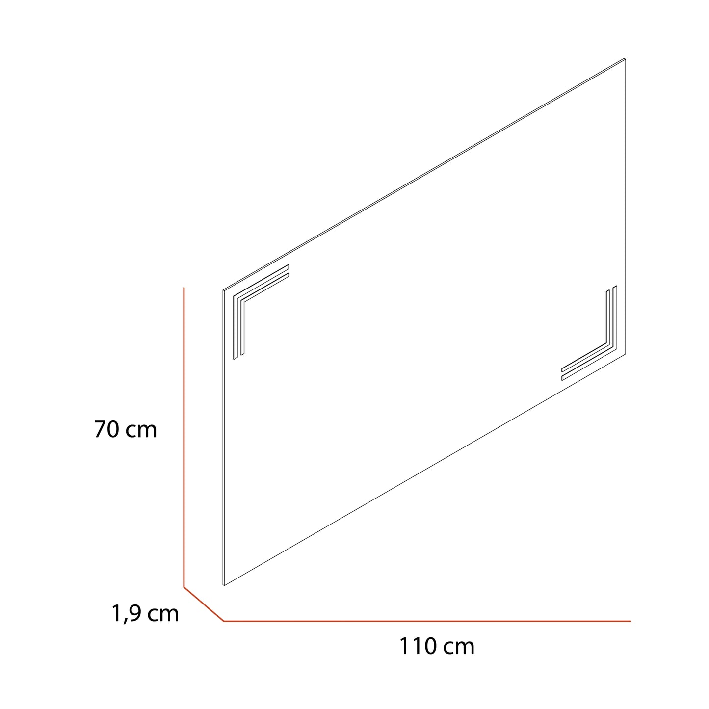 Espejo Iberia, con Forma Rectangular