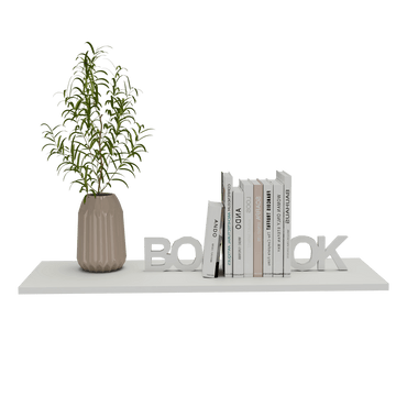 Entrepaño Flotante Coruña color Blanco para Sala.