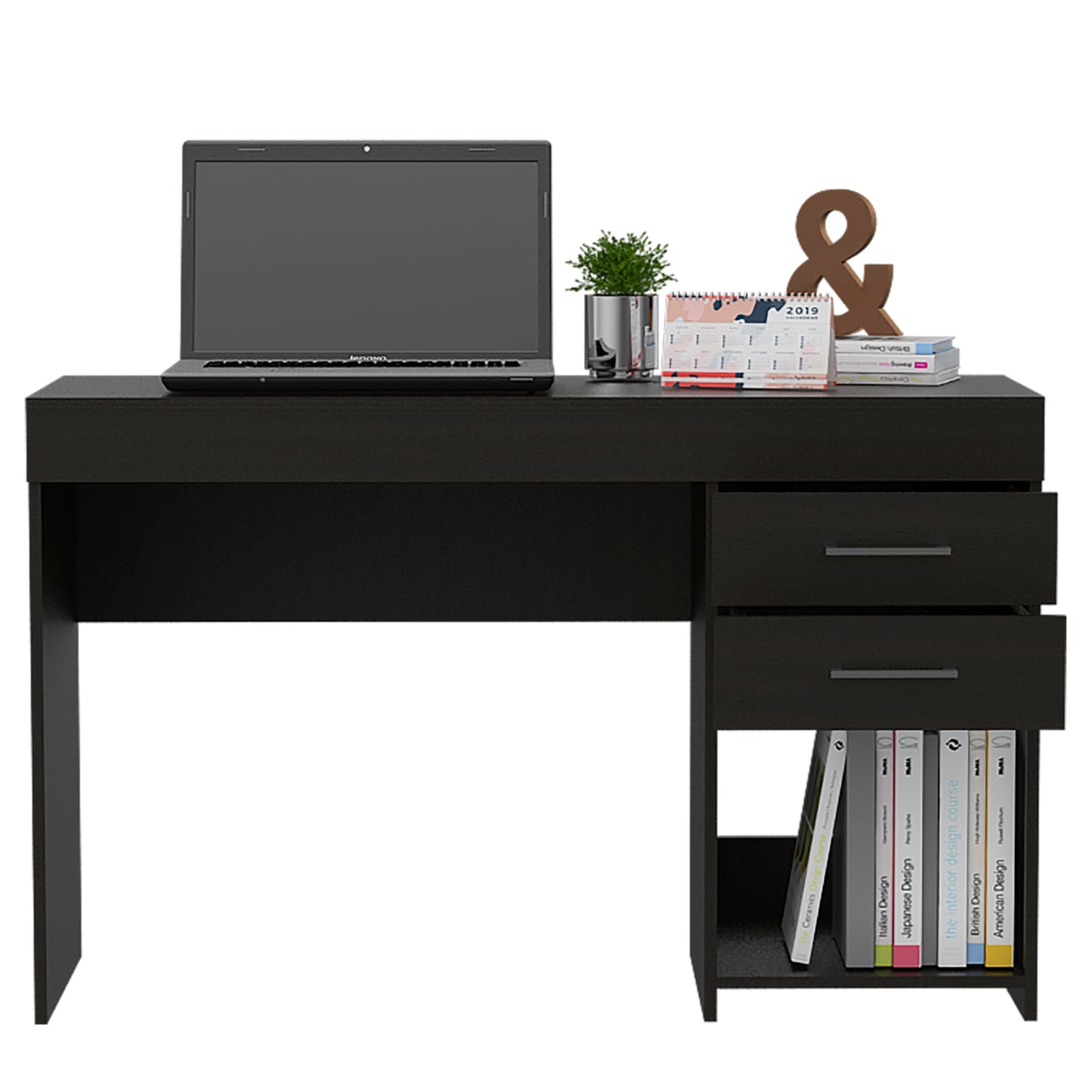 Escritorio Dos Cajones, FM Furniture 061B, Wengue