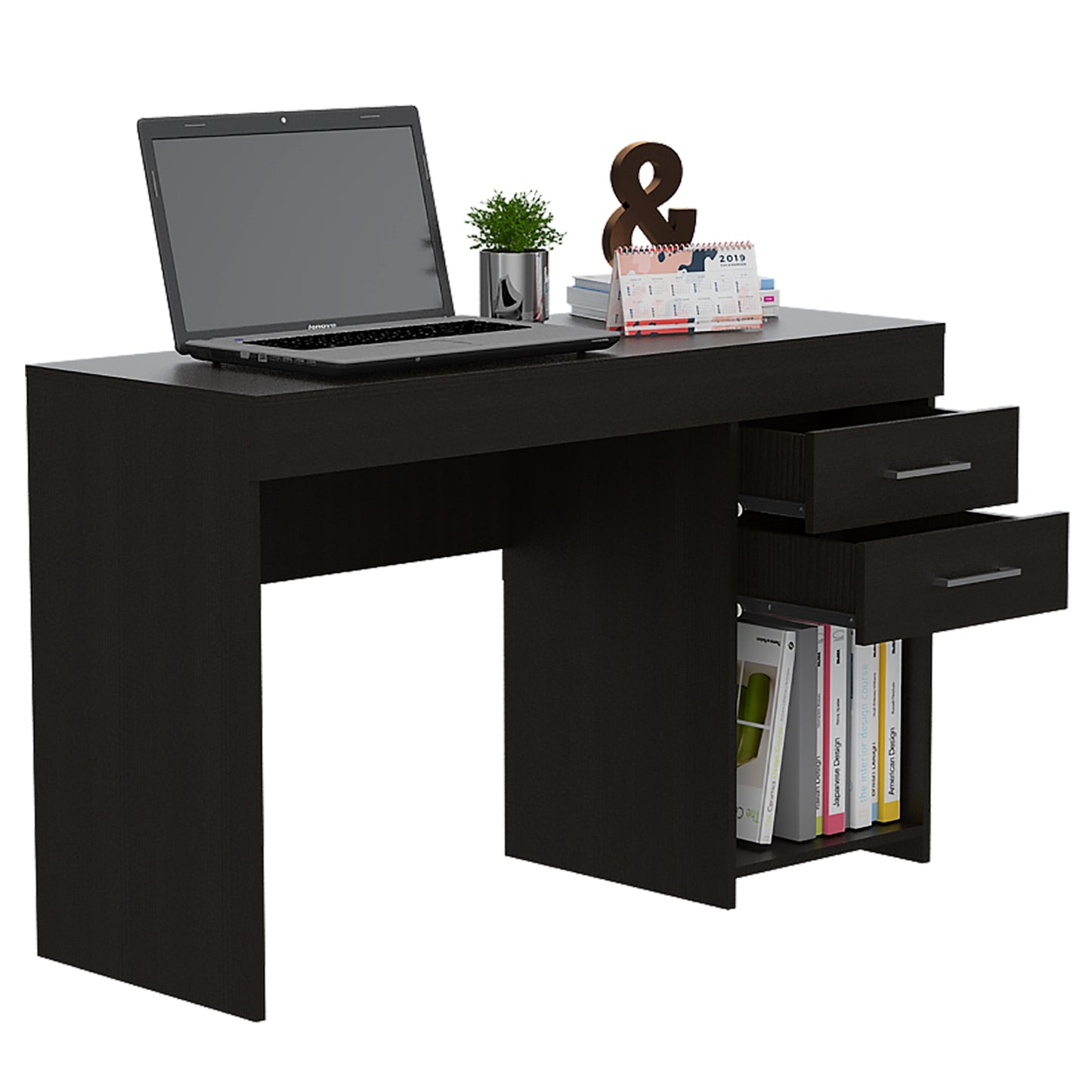 Escritorio Dos Cajones, FM Furniture 061B, Wengue
