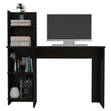 Escritorio Vilna, Wengue, con Cuatro Entrepaños Para Ubicar Elementos de Estudio