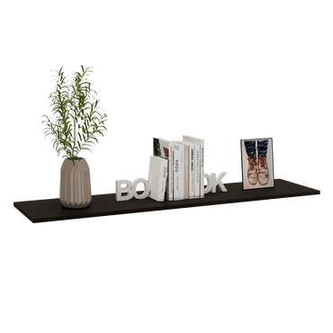 Entrepaño Flotante Coruña color Wengue para Sala.