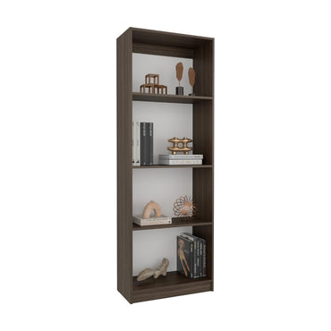 Biblioteca Home Estante E1, Milan y Blanco Duqueza, con Cuatro Entrepaños