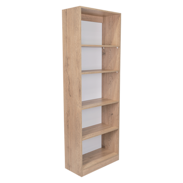 Estante E3Home, Macadamia, con varios entrepaños