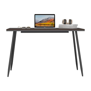 Escritorio Toronto, Milan y Plata Oscuro, con patas metalicas y es de facil instalación