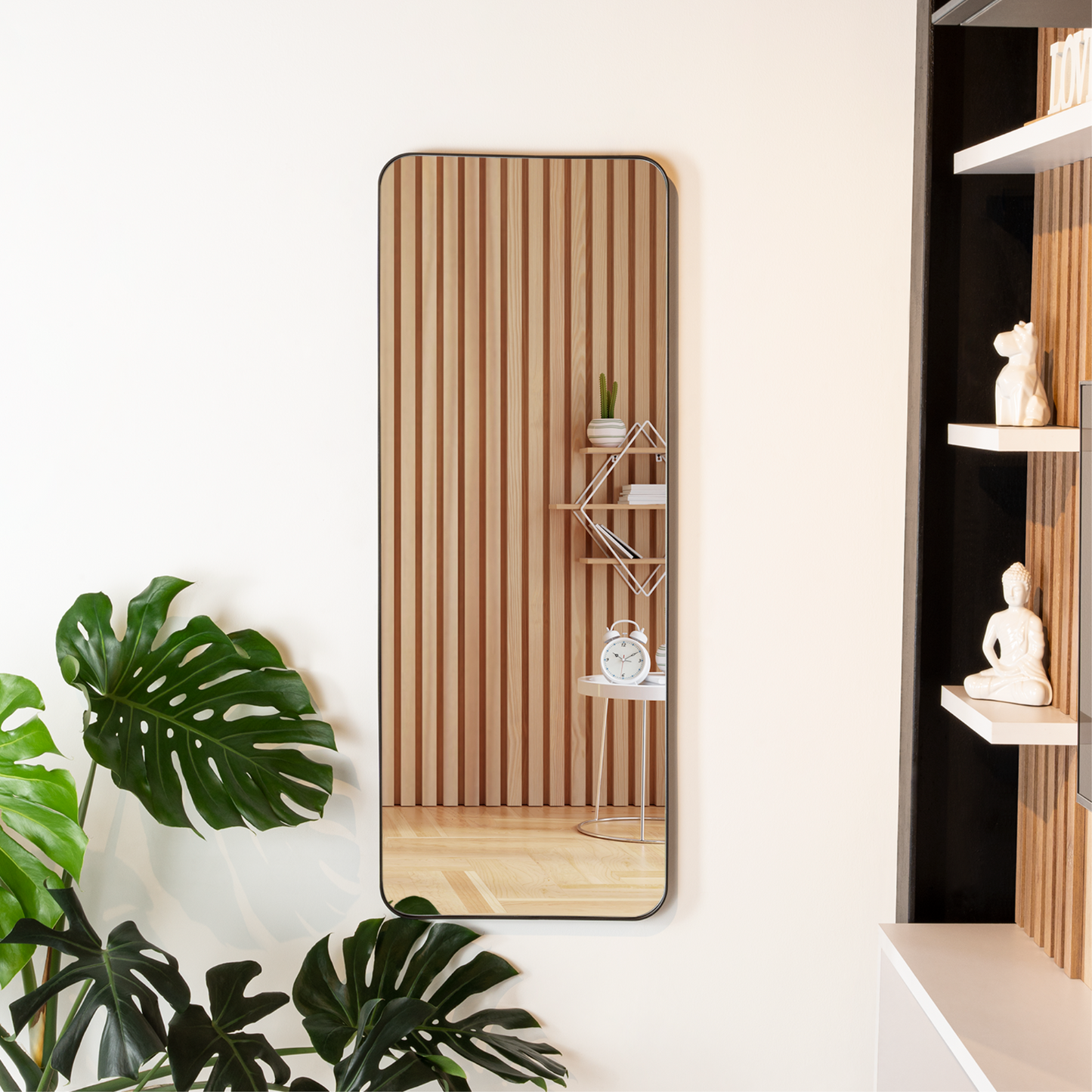 Espejo Sussy, con Forma Rectangular, Marco Metalico