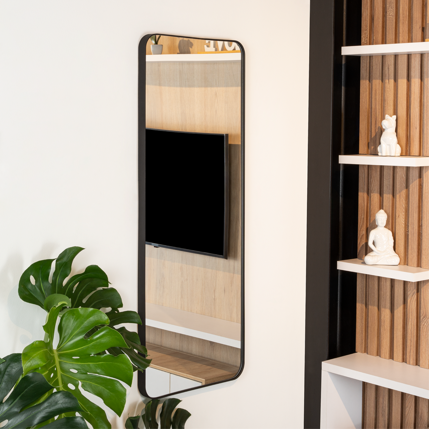 Espejo Sussy, con Forma Rectangular, Marco Metalico