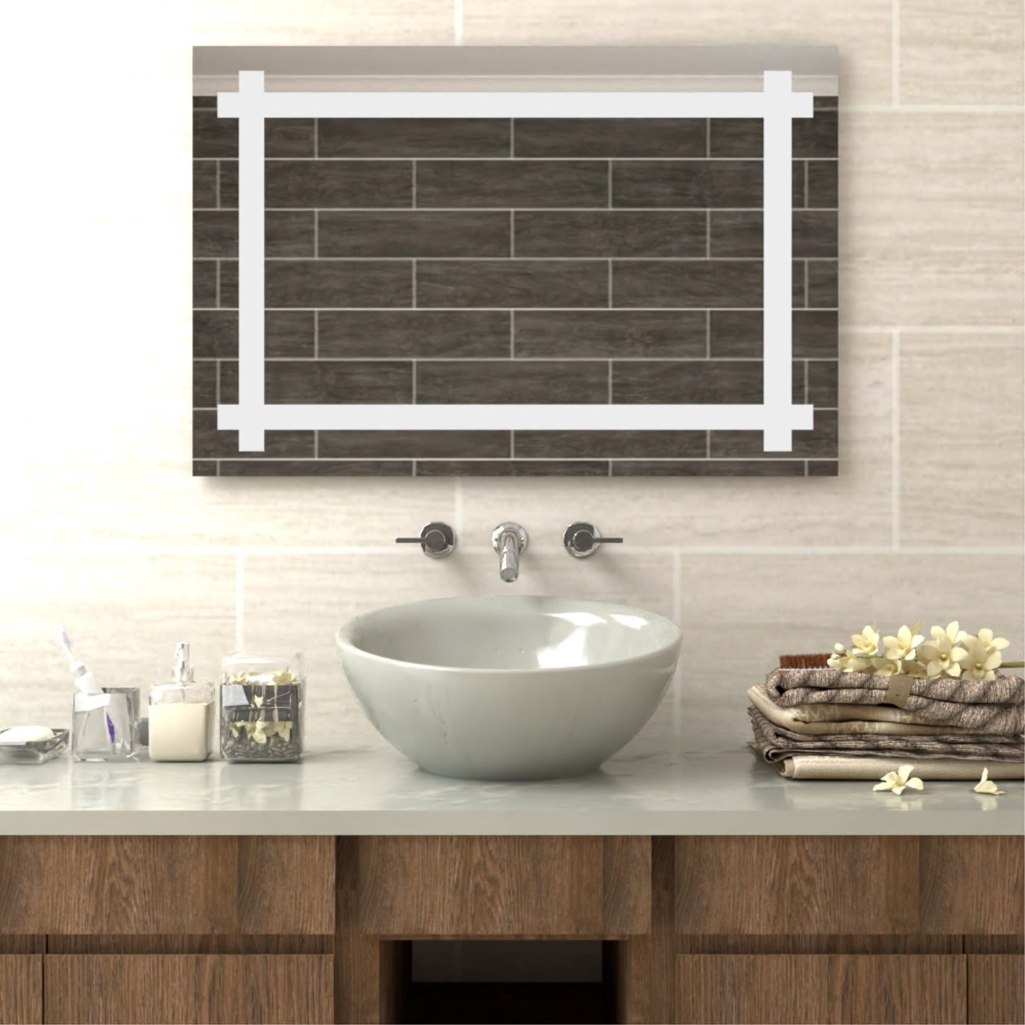 Espejo Rectangular 59, FM Furniture