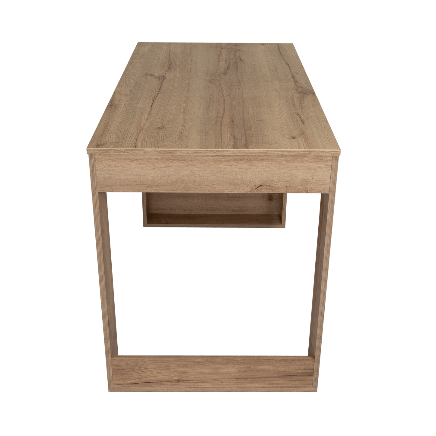 Escritorio OvieDuna, con mesa lisa de amplio espacio de trabajo