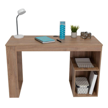 Escritorio Astana Miel, Con Varios Entrepaños