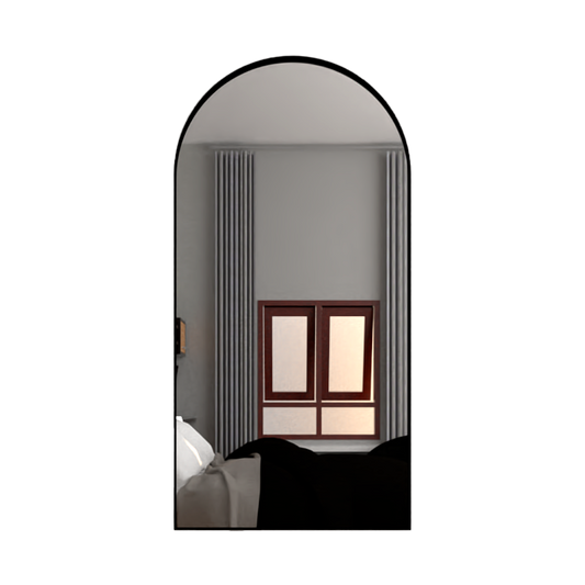 Espejo Dalton Retangular Superior Redondo