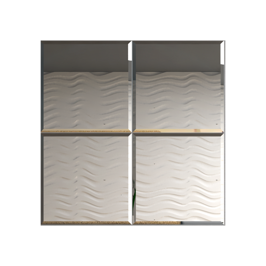 Espejo Malta, con forma cuadrada