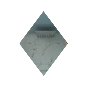 Espejo Serrano, con forma de rombo