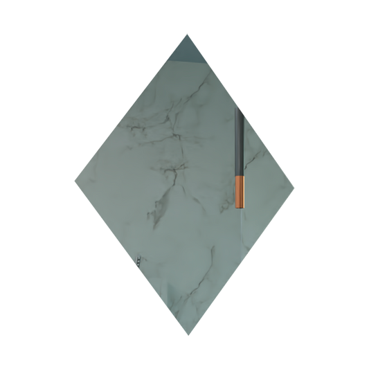 Espejo Serrano, con forma de rombo