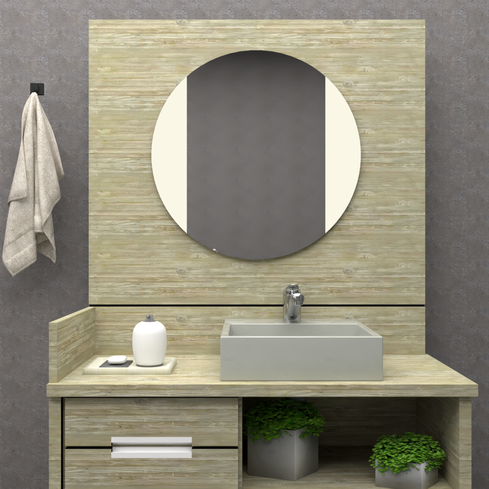 Espejo Lucas, con forma circular