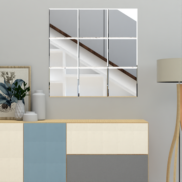 Espejo Vega, con forma cuadrada