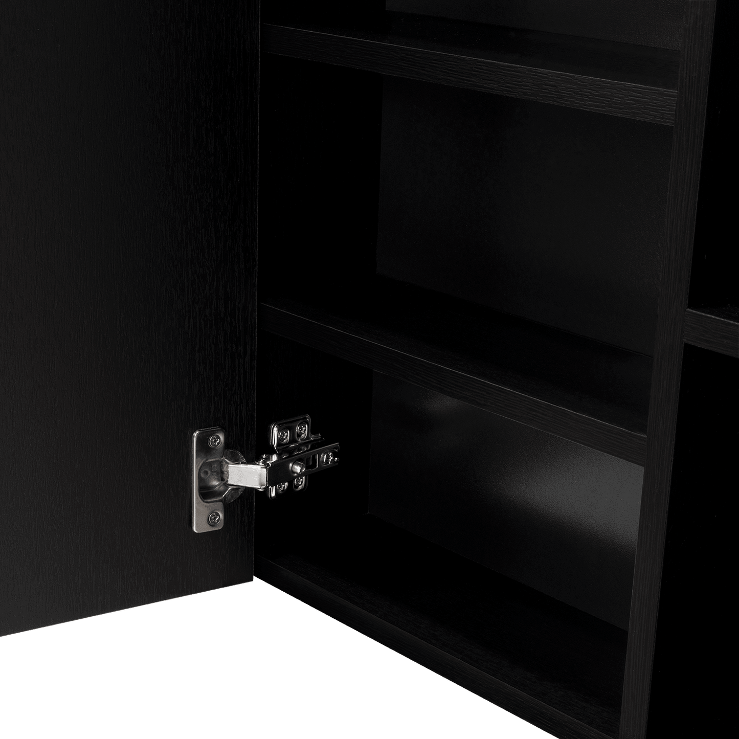 Gabinete de Baño Labell, Wengue, con Puerta y Entrepaños