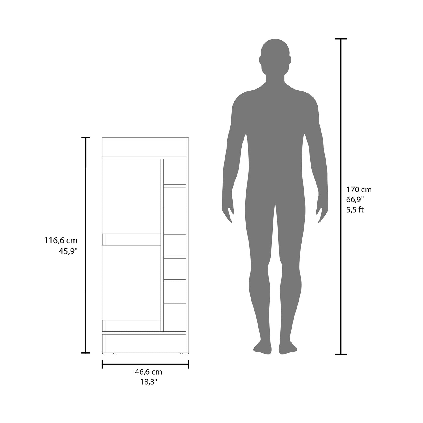 Bar Bajo Esquinero Lyman, Wengue, Con Espacio Para Organizar Botellas De Vino