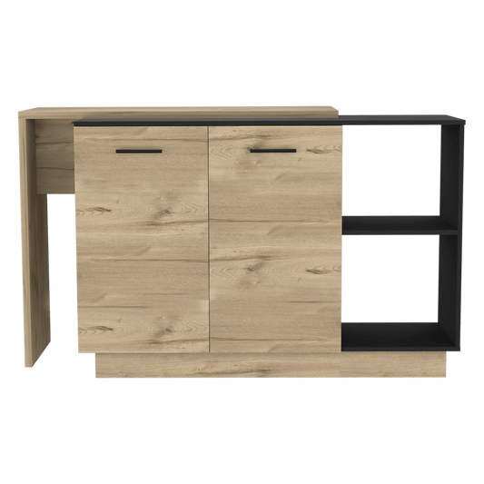 Isla De Cocina Dos Puertas FM 009C, Café Claro