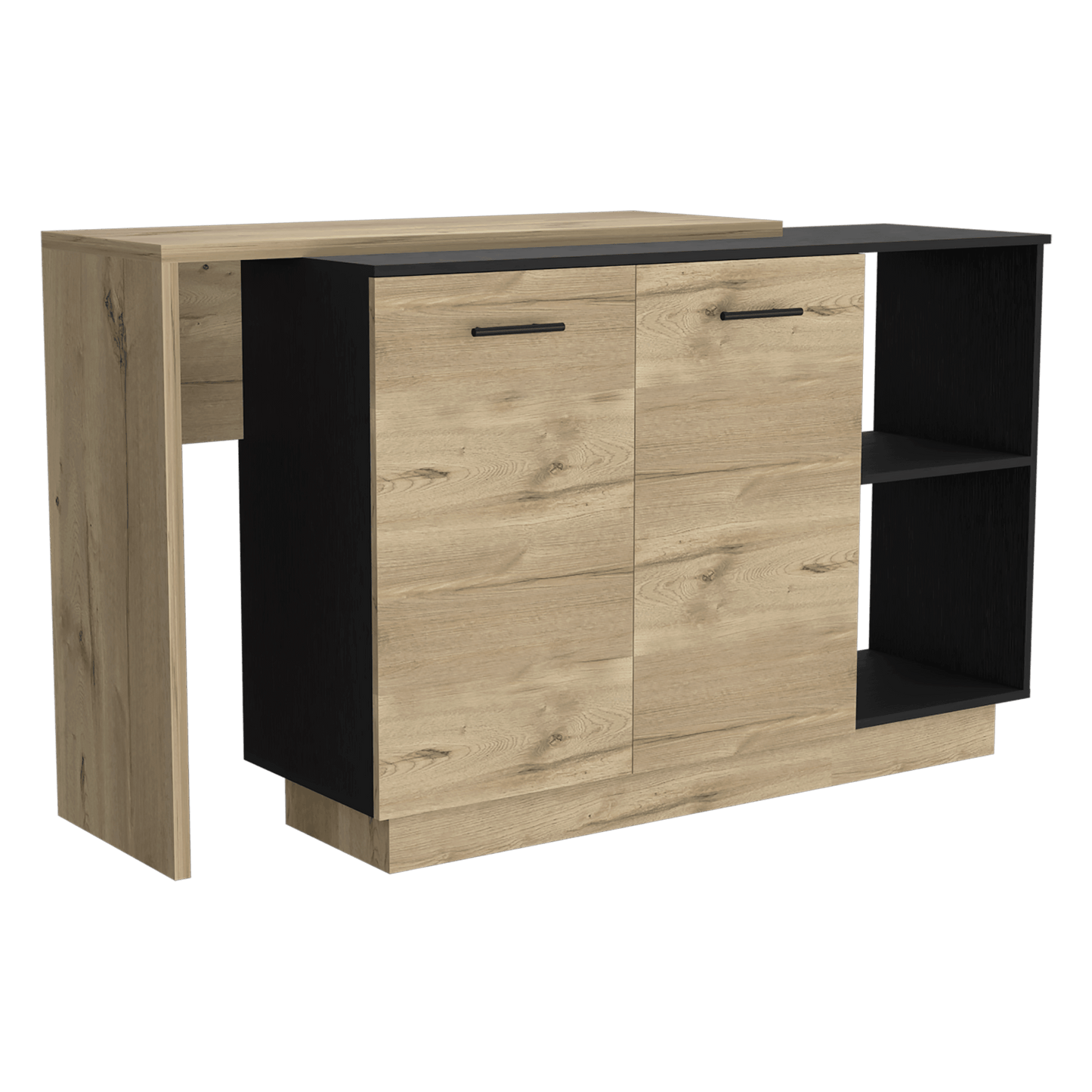 Isla De Cocina Dos Puertas FM 009C, Café Claro