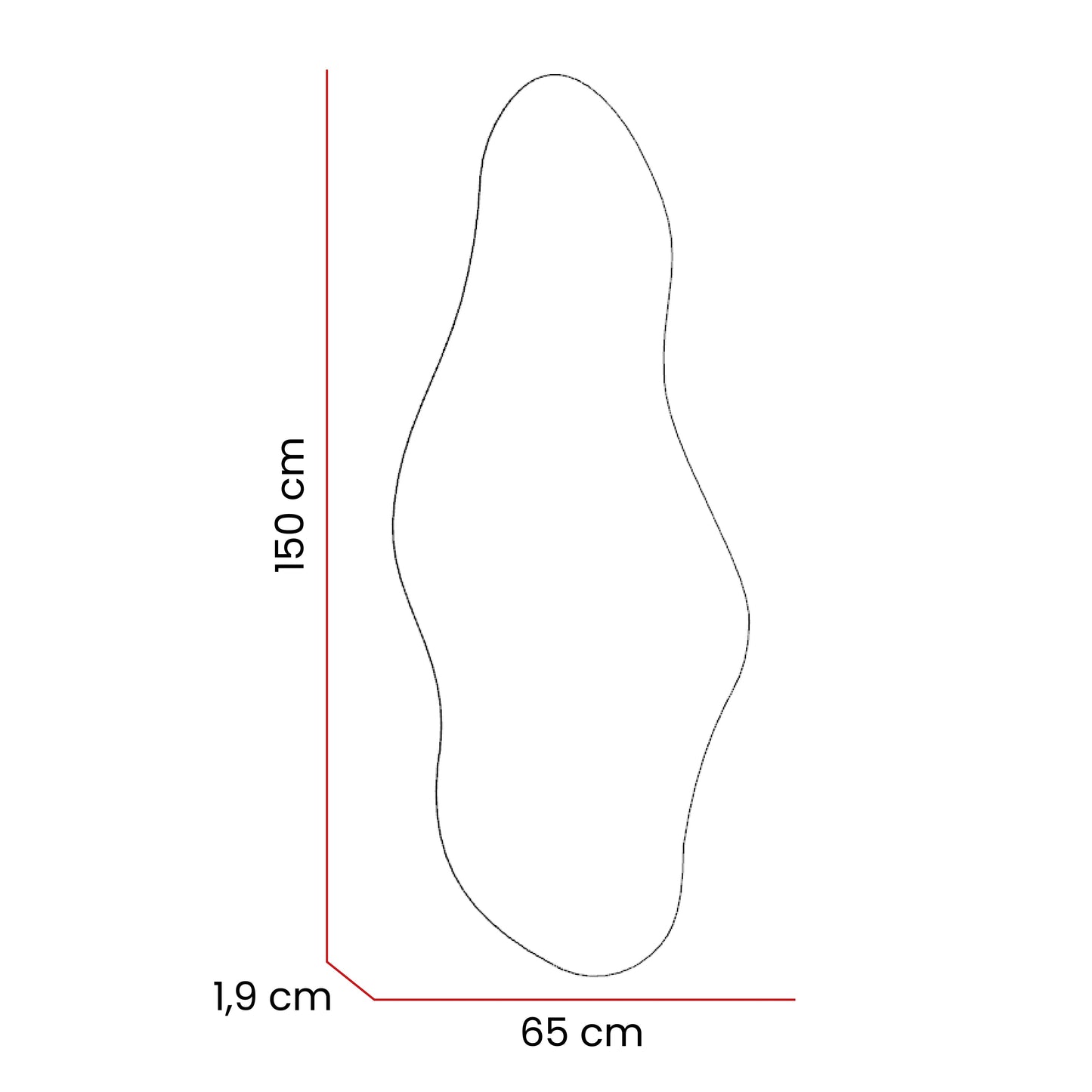 Espejo Con Forma Irregular Fm 021