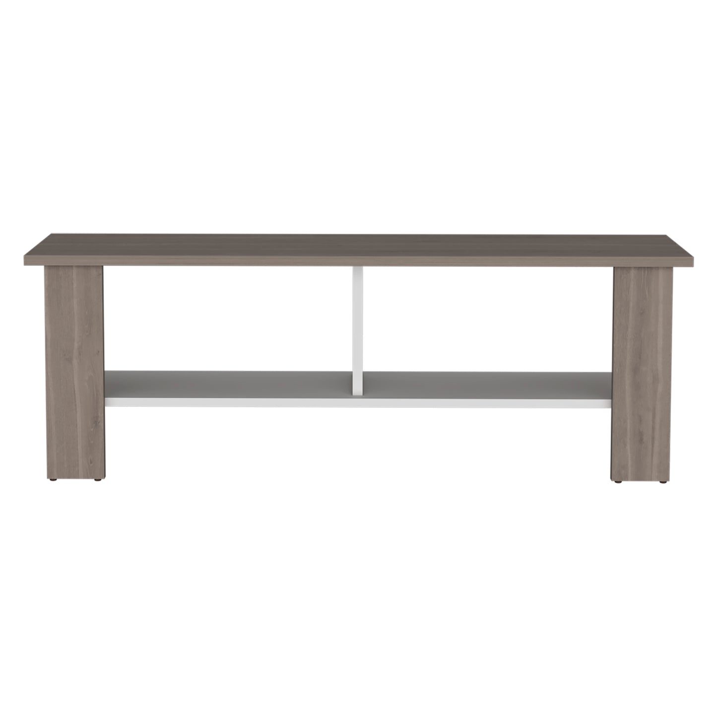 Rack Tv, Bardolino Y Blanco, Con Capacidad Para Televisor De 50 Pulgadas